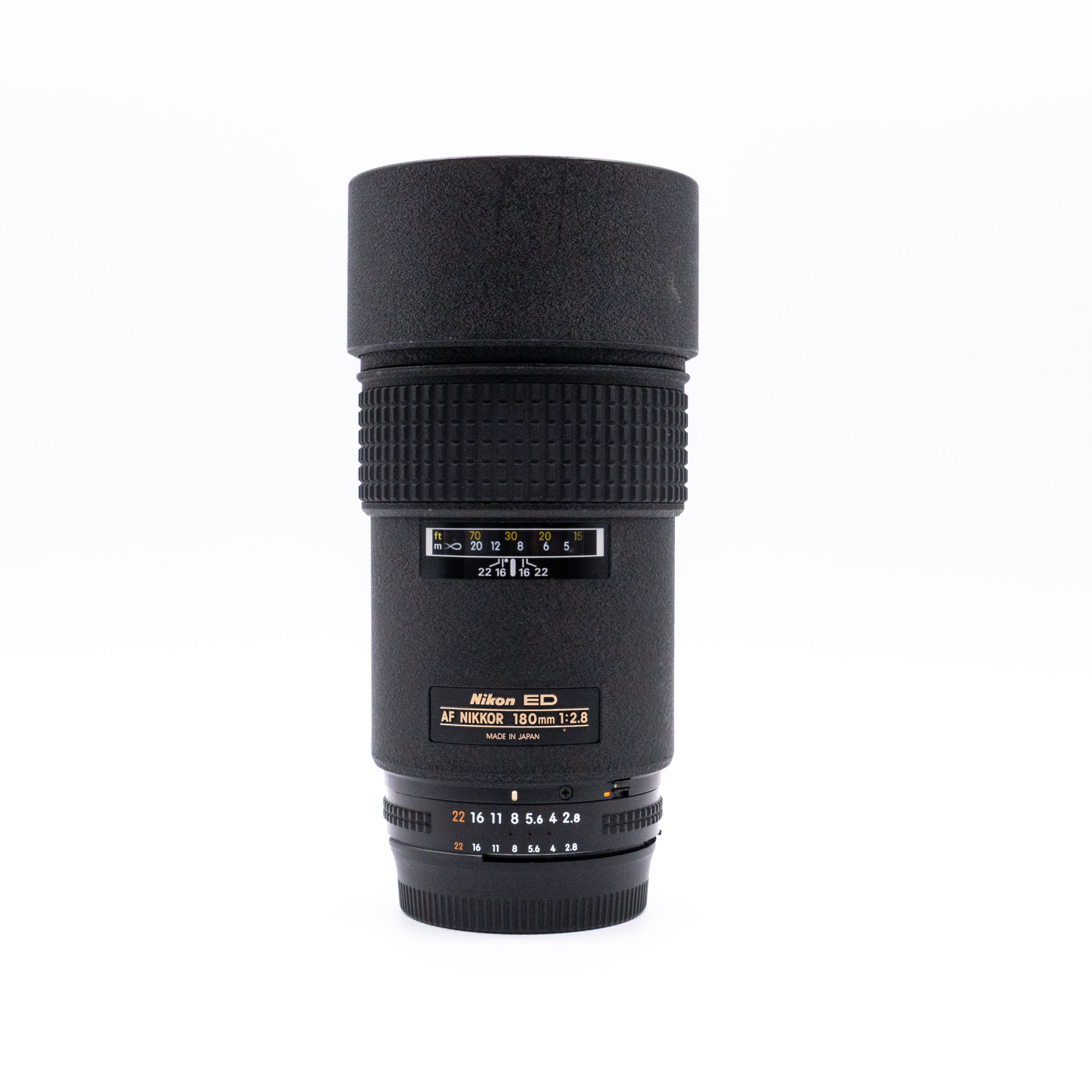 Pre-Owned Nikon 180mm f2.8 AF Nikkor ED #261622 – KameraHaus
