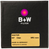B+W 49mm Master Nano Clear Filter