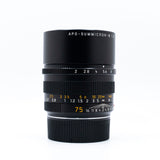 Pre-Owned Leica 75mm f2 APO-Summicron-M ASPH. #4072033