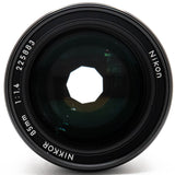 Pre-Owned Nikon 85mm f1.4 Ais lens #225883