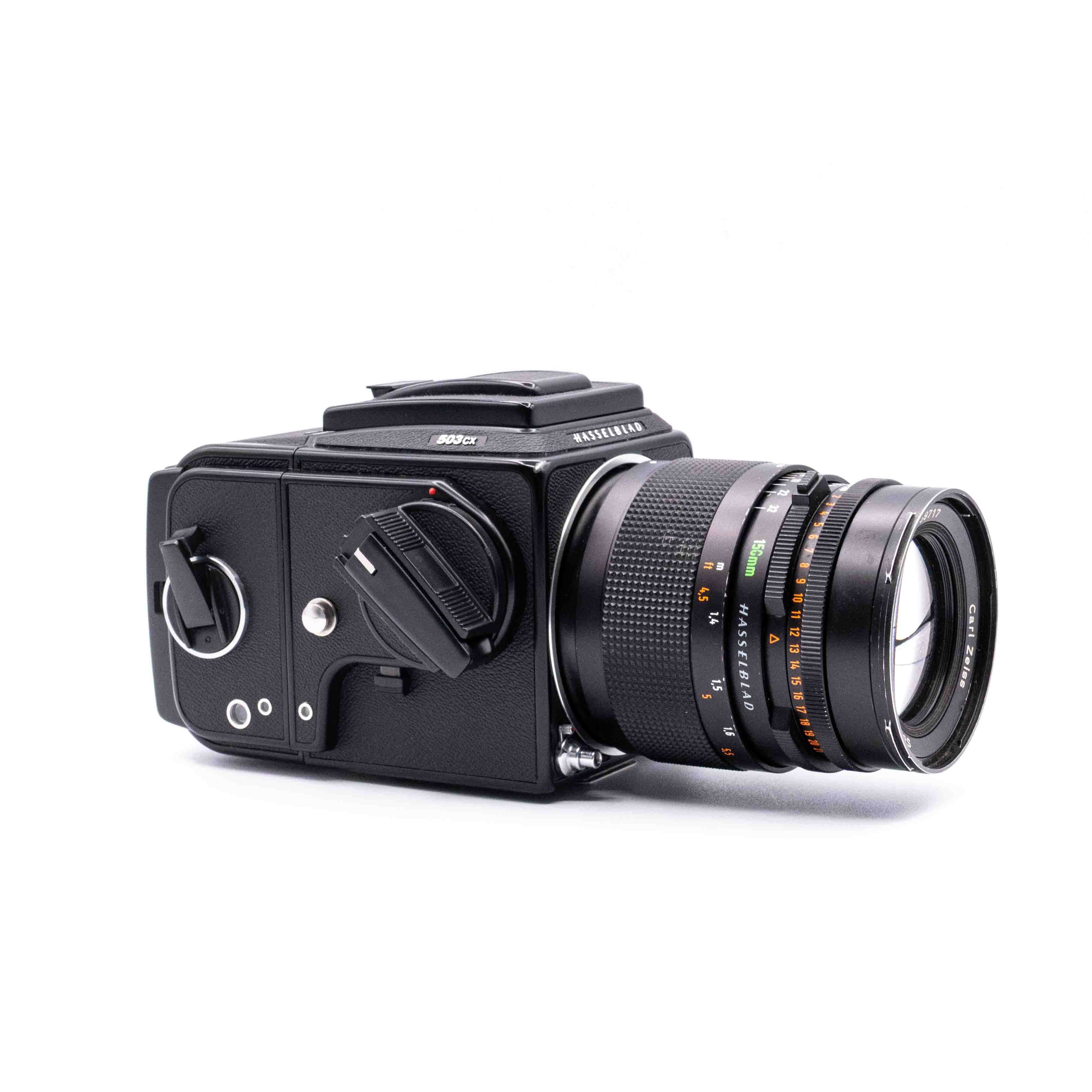 Used Hasselblad 503cx w/ 150mm f4 T* + E12 Back – KameraHaus