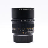 Pre-Owned Leica 75mm f2 APO-Summicron-M #4045170