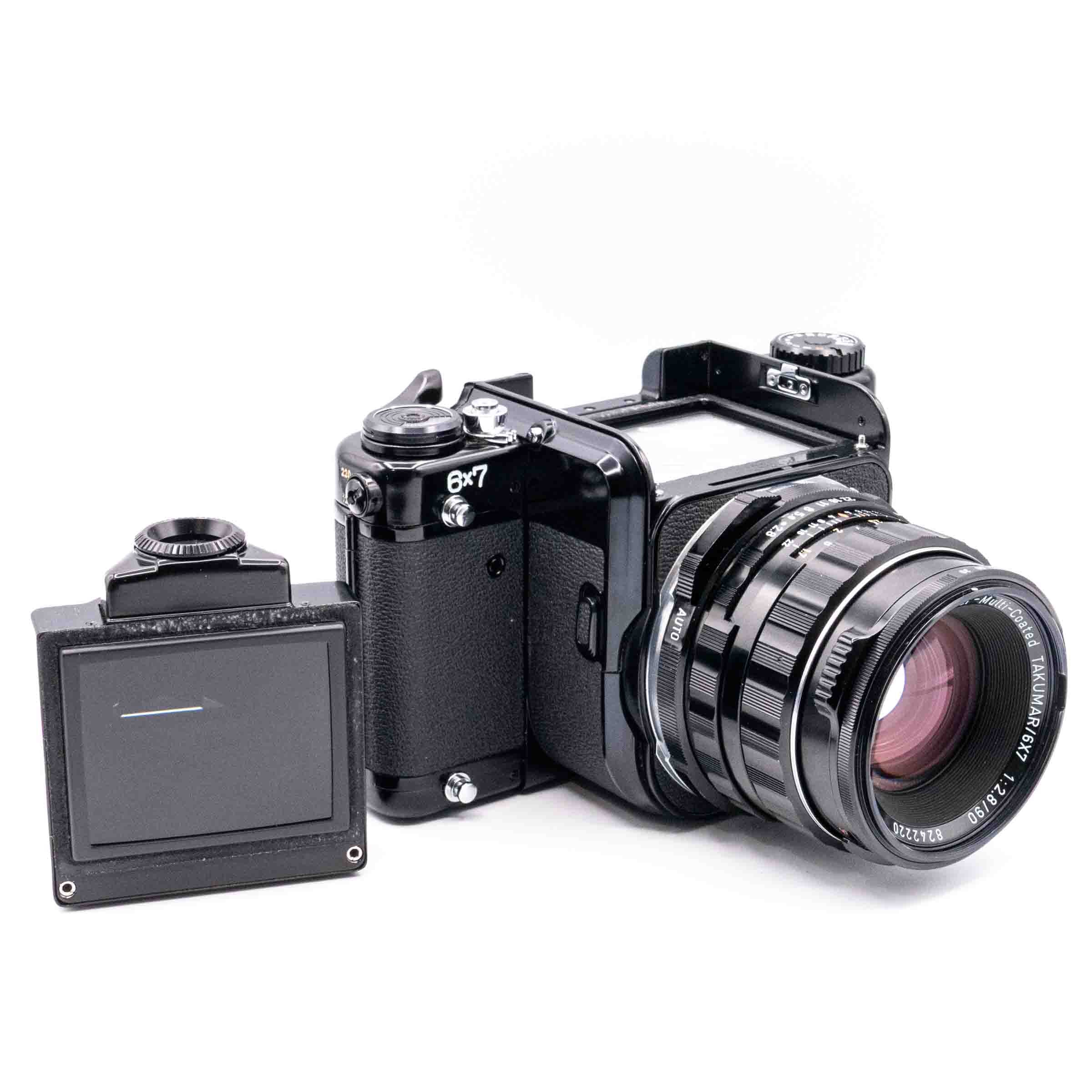 Used Pentax 6x7 Medium Format Film Camera + 90mm f2.8 Lens