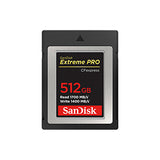SanDisk 512GB Extreme PRO CFexpress Card Type B