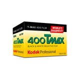 Kodak Professional T-Max 400 Black and White Negative Film (35mm Roll Film, 36 Exposures)